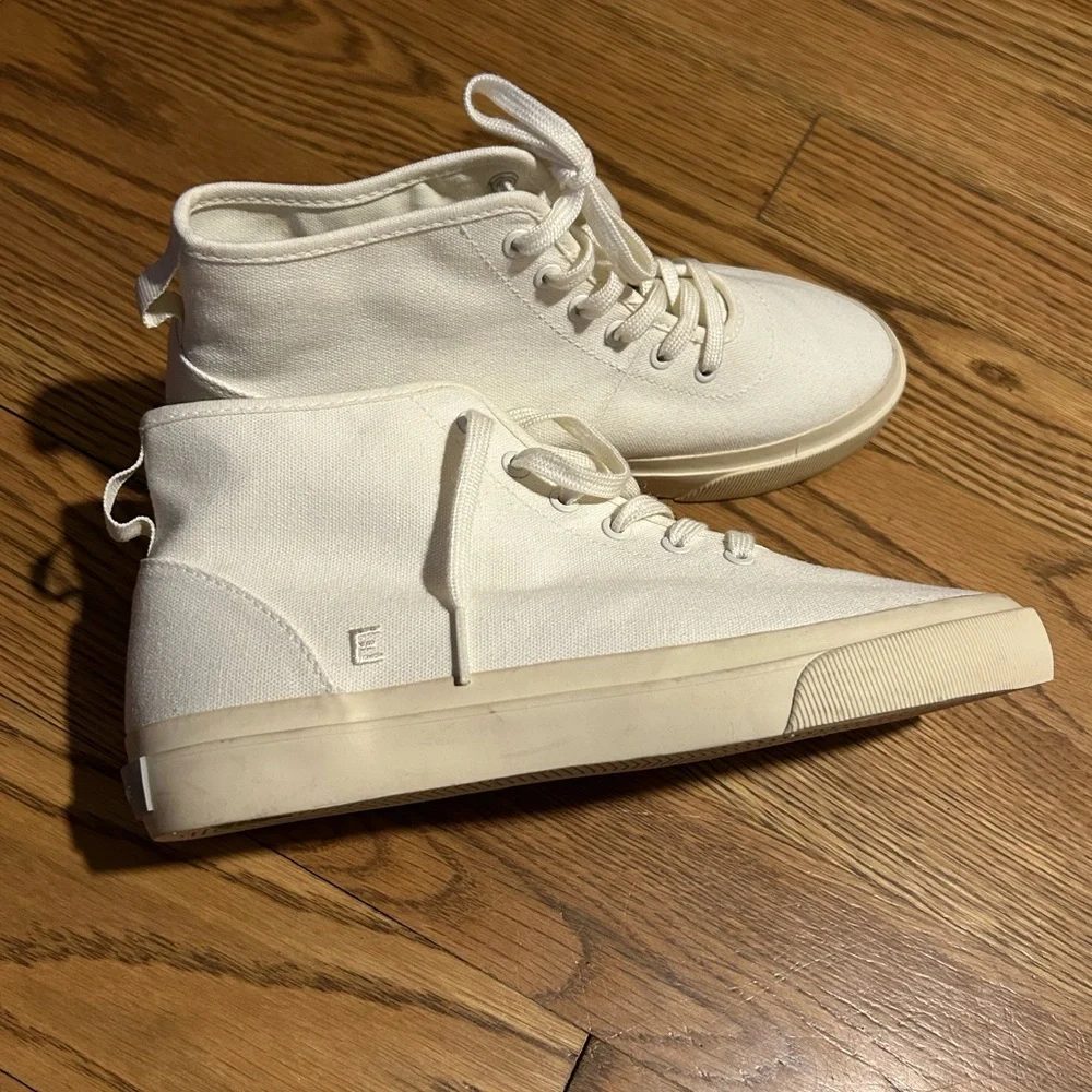 Everlane Forever High Top‎ Sneaker - Ecru